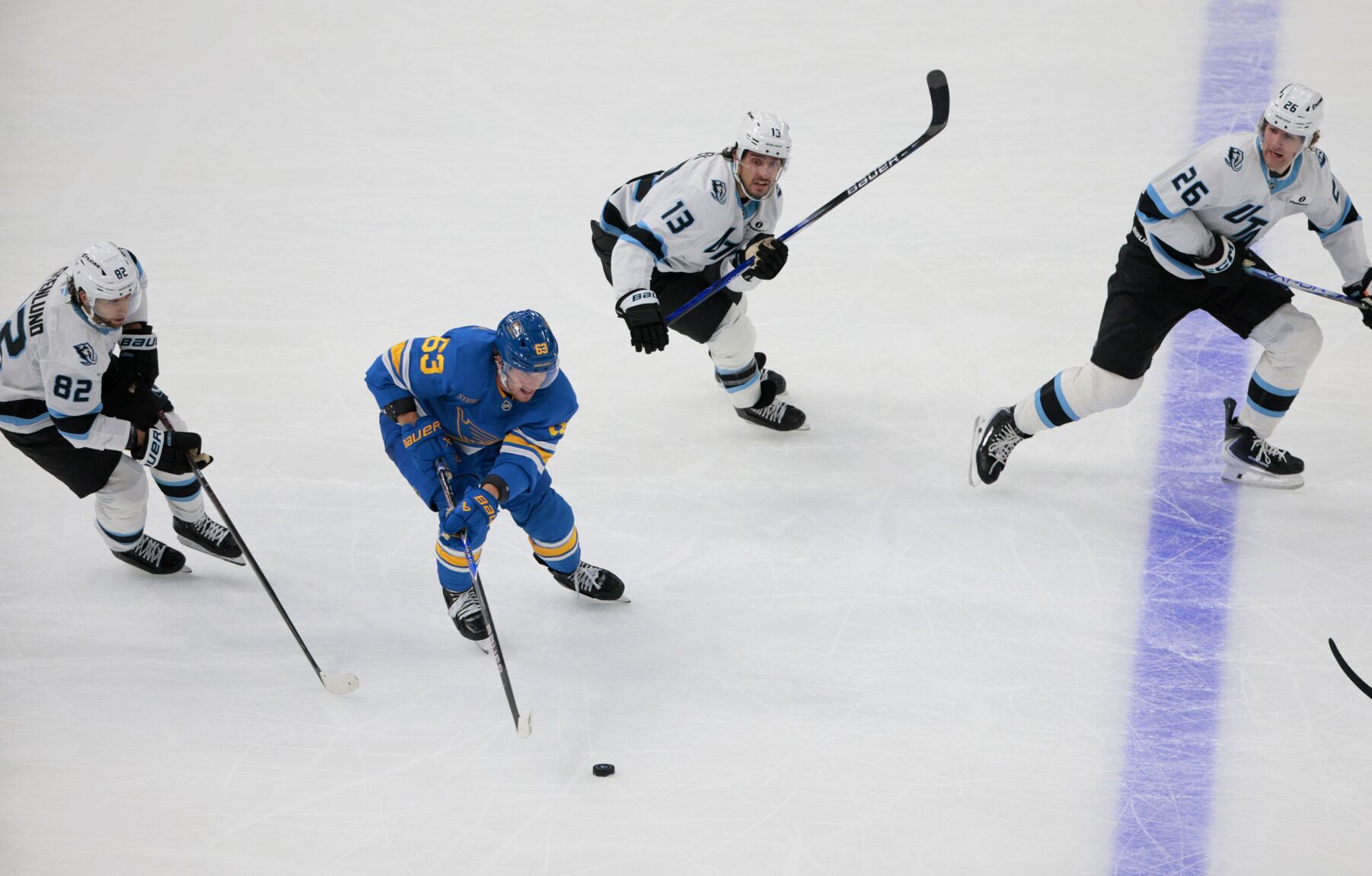 Blues host the Mammoth